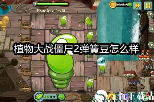 植物大战僵尸2弹簧豆怎么样-植物大战僵尸2弹簧豆数据图鉴大全